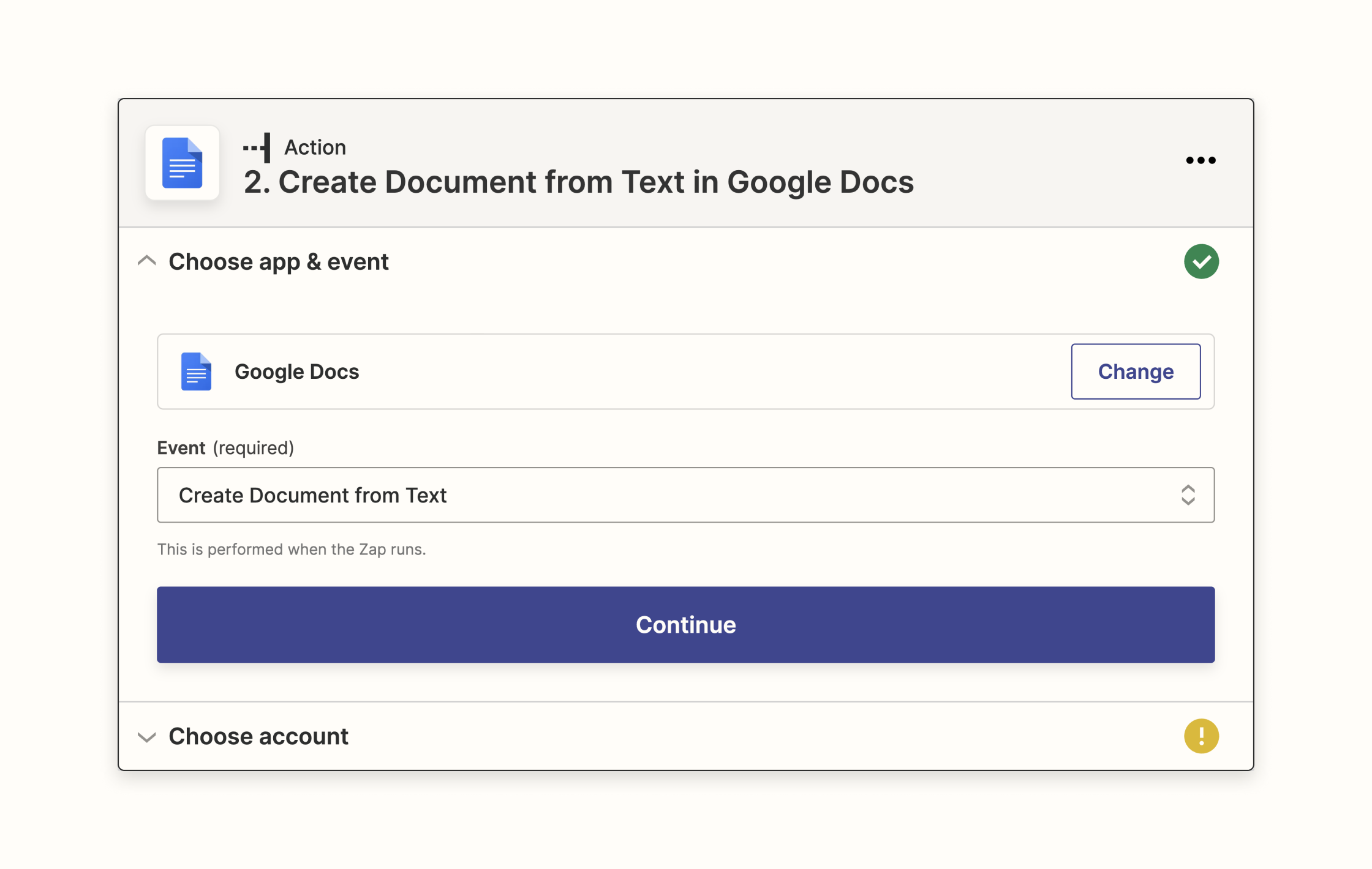 Créer un document à partir du texte dans Google Docs